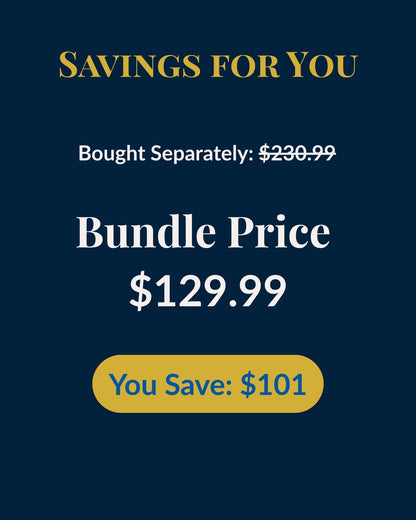 Bundle savings: $230.99 bought separately, bundle price $129.99, you save $101